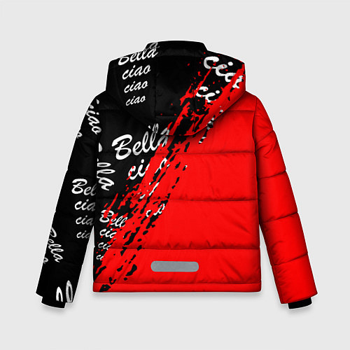 Зимняя куртка для мальчика La Casa de Papel bum bum ciao / 3D-Красный – фото 2