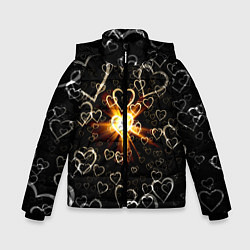 Куртка зимняя для мальчика Star in the Heart, цвет: 3D-светло-серый