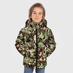 Куртка зимняя для мальчика Мятый Камуфляж, цвет: 3D-светло-серый — фото 2