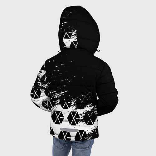 Зимняя куртка для мальчика EXO BAND : эхо / 3D-Светло-серый – фото 4