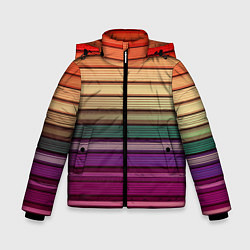 Куртка зимняя для мальчика CUBER RAINBOW, цвет: 3D-светло-серый