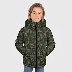 Куртка зимняя для мальчика Камуфляжный Свитер, цвет: 3D-светло-серый — фото 2