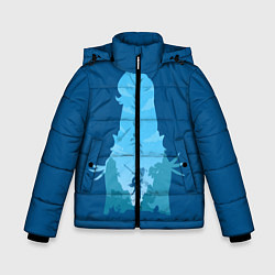 Куртка зимняя для мальчика Шень Хе Genshin Impact, цвет: 3D-красный