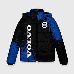 Куртка зимняя для мальчика Volvo брызги, цвет: 3D-светло-серый