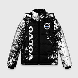 Зимняя куртка для мальчика Volvo капли и брызги красок
