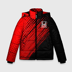 Зимняя куртка для мальчика Honda - Red texture