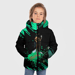 Куртка зимняя для мальчика Викинги: Вальхалла класс, цвет: 3D-светло-серый — фото 2