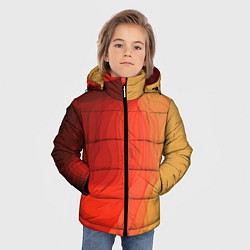 Куртка зимняя для мальчика Имитация песка, цвет: 3D-красный — фото 2
