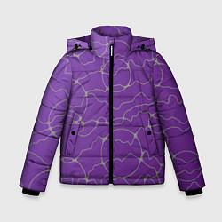 Куртка зимняя для мальчика Нейрографика Фантазия на тему, цвет: 3D-светло-серый