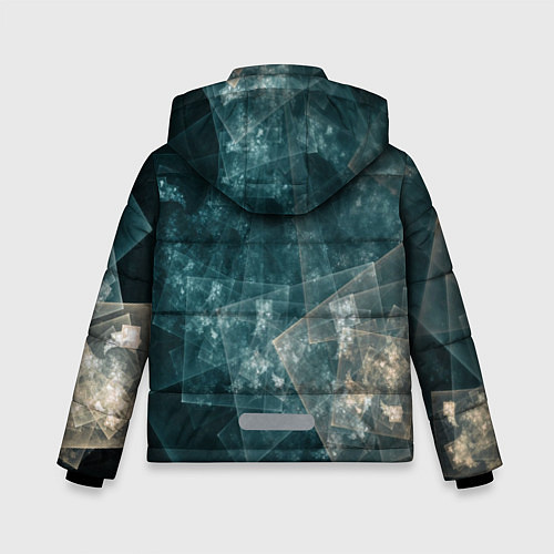 Зимняя куртка для мальчика Платформы подсознания / 3D-Светло-серый – фото 2