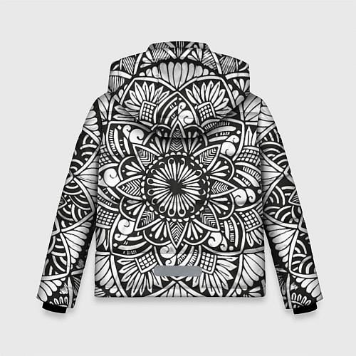 Зимняя куртка для мальчика Мандала 2028-1 / 3D-Светло-серый – фото 2