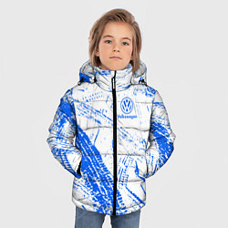 Куртка зимняя для мальчика Volkswagen фольксваген АВТО, цвет: 3D-светло-серый — фото 2