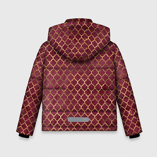 Зимняя куртка для мальчика Gold & Red pattern / 3D-Красный – фото 2