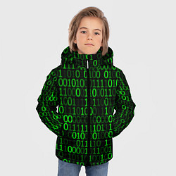 Куртка зимняя для мальчика Бинарный Код Binary Code, цвет: 3D-черный — фото 2