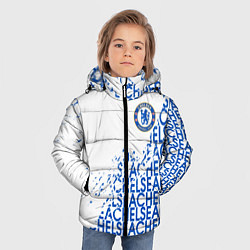 Куртка зимняя для мальчика Chelsea fc, цвет: 3D-светло-серый — фото 2