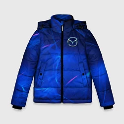 Куртка зимняя для мальчика Мазда mazda, цвет: 3D-черный