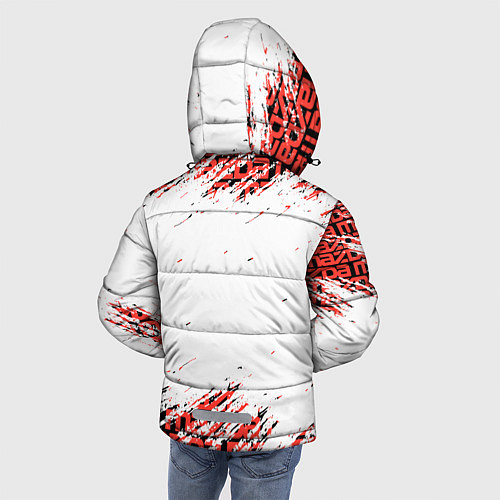 Зимняя куртка для мальчика MAZDA CX-6 / 3D-Светло-серый – фото 4