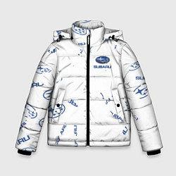 Зимняя куртка для мальчика Subaru субару Паттерн