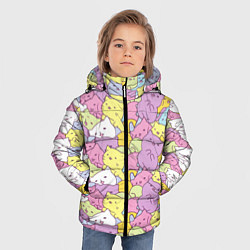 Куртка зимняя для мальчика Cute pattern of seals, цвет: 3D-светло-серый — фото 2