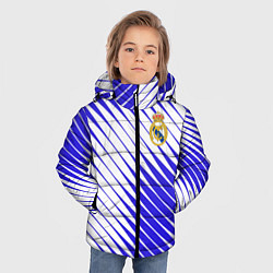 Куртка зимняя для мальчика Real madrid реал мадрид, цвет: 3D-светло-серый — фото 2