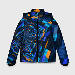 Куртка зимняя для мальчика Geometric pattern Fashion Vanguard, цвет: 3D-красный