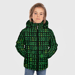 Куртка зимняя для мальчика Двоичный Код Binary Code, цвет: 3D-светло-серый — фото 2