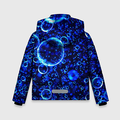 Зимняя куртка для мальчика Пузыри воздуха в воде Pattern / 3D-Красный – фото 2