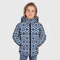Куртка зимняя для мальчика ЛИНИИ ПАТТЕРН ГЕОМЕТРИЧЕСКИЙ, цвет: 3D-красный — фото 2