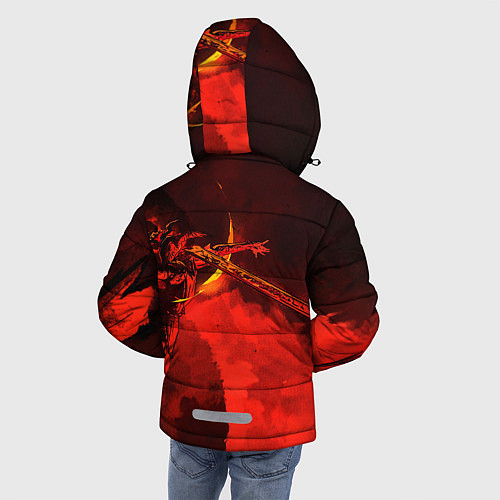 Зимняя куртка для мальчика MALENIA - ELDEN RING ЕЛДЕН РИНГ / 3D-Светло-серый – фото 4