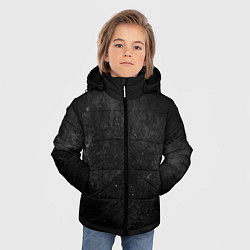 Куртка зимняя для мальчика Черный космос black space, цвет: 3D-светло-серый — фото 2