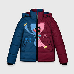 Куртка зимняя для мальчика POPPY PLAYTIME HAGGY WAGGY AND KISSY MISSY, цвет: 3D-светло-серый