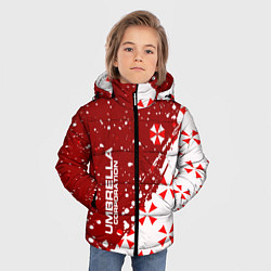 Куртка зимняя для мальчика Resident Evil Umbrella Corporation паттерн, цвет: 3D-черный — фото 2