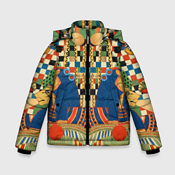 Зимняя куртка для мальчика Египетский орнамент