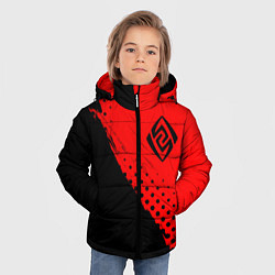 Куртка зимняя для мальчика ГЕНШИН ИМПАКТ - ГЕО - Краски, цвет: 3D-черный — фото 2