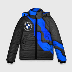 Куртка зимняя для мальчика BMW - ТЕХНО БРОНЯ, цвет: 3D-светло-серый