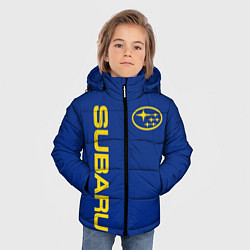Куртка зимняя для мальчика SUBARU-СУБАРУ Классические цвета, цвет: 3D-красный — фото 2
