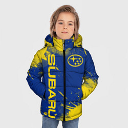 Куртка зимняя для мальчика SUBARU - СУБАРУ БРЫЗКИ КЛАССИЧЕСКИЕ, цвет: 3D-черный — фото 2
