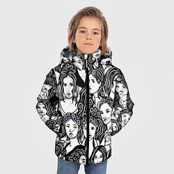 Куртка зимняя для мальчика 26 девушек, цвет: 3D-светло-серый — фото 2