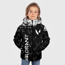 Куртка зимняя для мальчика Valorant ВАЛОРАНТ паттерн, цвет: 3D-светло-серый — фото 2