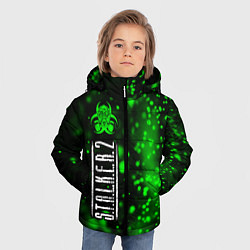 Куртка зимняя для мальчика С Т А Л К Е Р 2 Абстракция, цвет: 3D-черный — фото 2