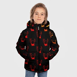 Куртка зимняя для мальчика Он тебe не милашка Hоllow Knight, цвет: 3D-красный — фото 2