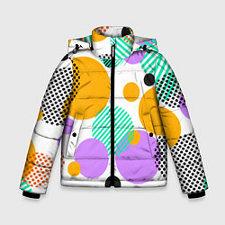 Зимняя куртка для мальчика GEOMETRIC INTERSECTING CIRCLES