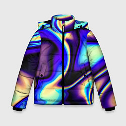 Зимняя куртка для мальчика Цветовая абстракция