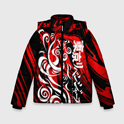 Куртка зимняя для мальчика ТОКИЙСКИЕ МСТИТЕЛИ МАНГА, цвет: 3D-светло-серый