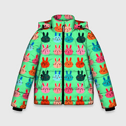 Куртка зимняя для мальчика FUNNY BUNNIES, цвет: 3D-светло-серый
