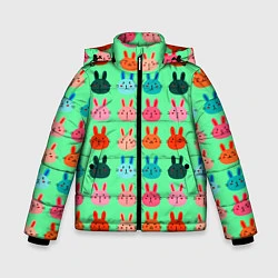 Куртка зимняя для мальчика FUNNY BUNNIES, цвет: 3D-светло-серый