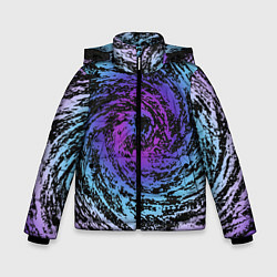 Куртка зимняя для мальчика Галактика Неон, цвет: 3D-светло-серый