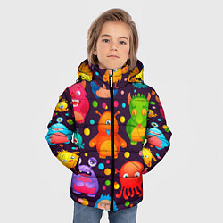 Куртка зимняя для мальчика CHARMING MONSTERS, цвет: 3D-красный — фото 2