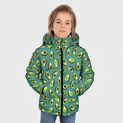 Куртка зимняя для мальчика Веселый авокадо, цвет: 3D-красный — фото 2