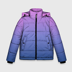 Куртка зимняя для мальчика PINK-BLUE GRADIENT ГРАДИЕНТ, цвет: 3D-черный